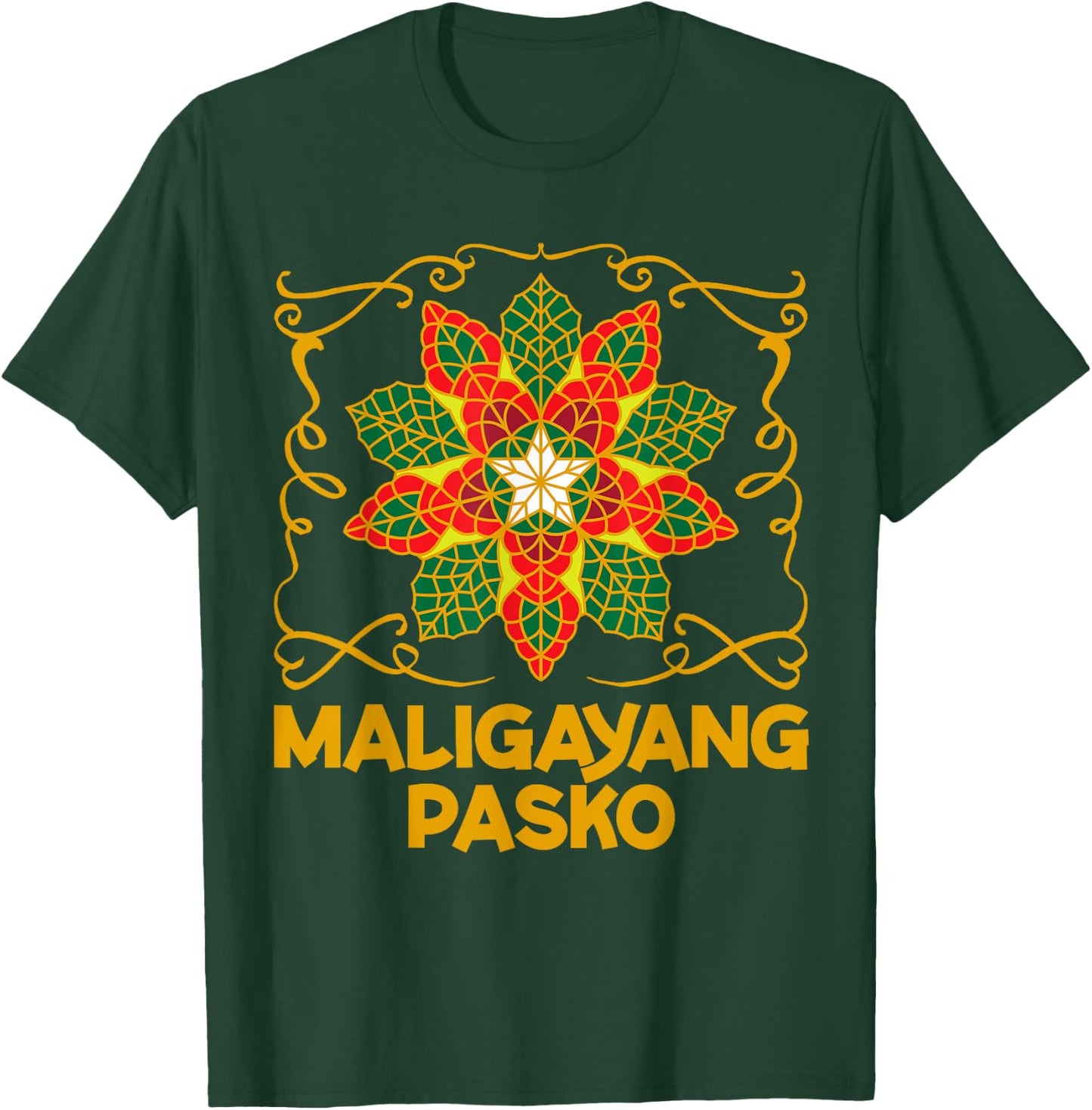 Philippines Christmas Pinoy Maligayang Pasko T-Shirt - T-Shirt | Forest