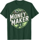 Funny Couples Matching Money Maker Finance Humor Design T-Shirt - T-Shirt | Forest