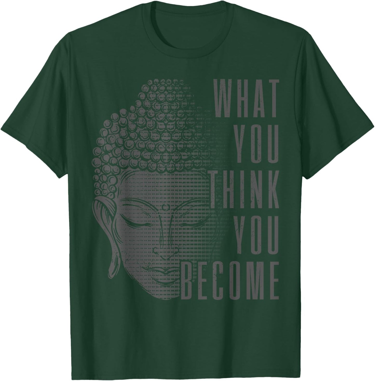 Buddha Spiritual Saying Buddhism Yoga Gift T-Shirt - T-Shirt | Forest