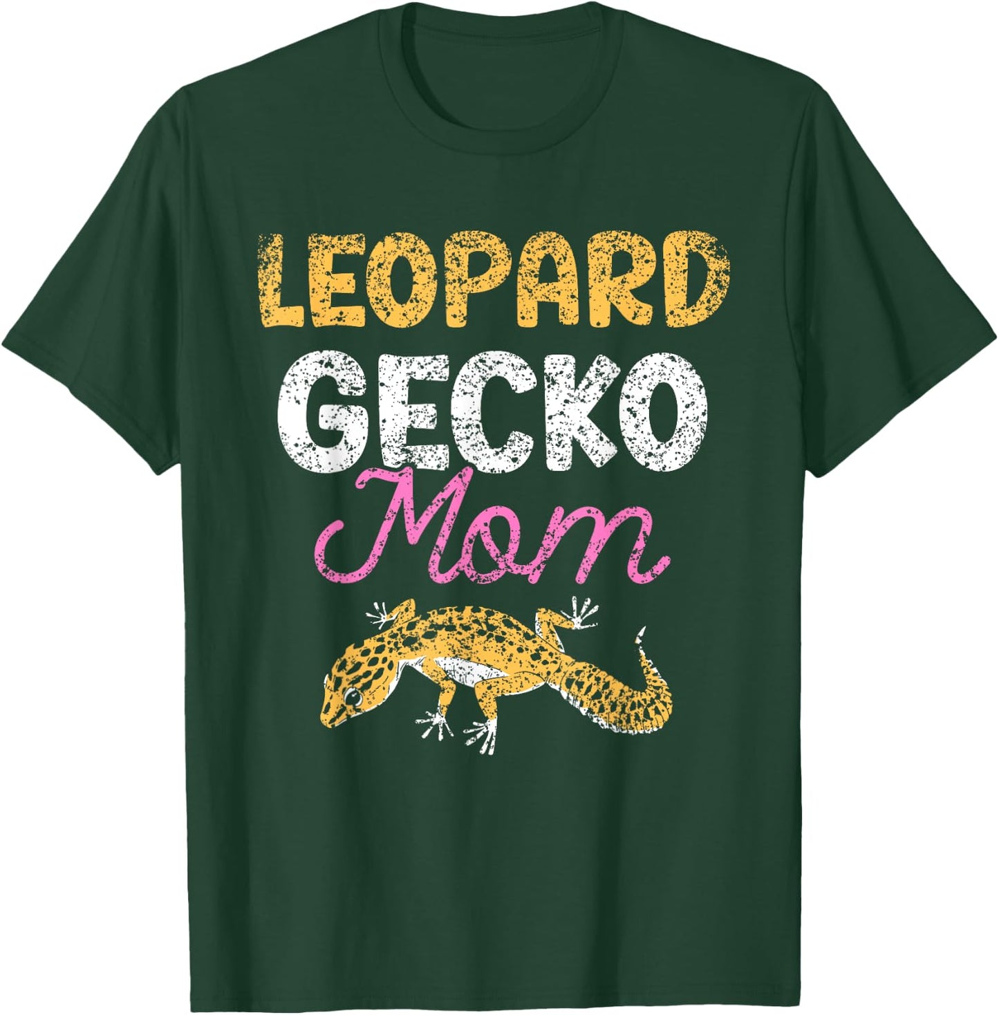 Leopard Gecko Mom Geckos Lizard Owner Leopard Gecko Mother T-Shirt - T-Shirt | Forest