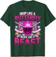 Ice Hockey Goalie Drop Like A Butterfly Block Like A Beast T-Shirt - T-Shirt | Forest