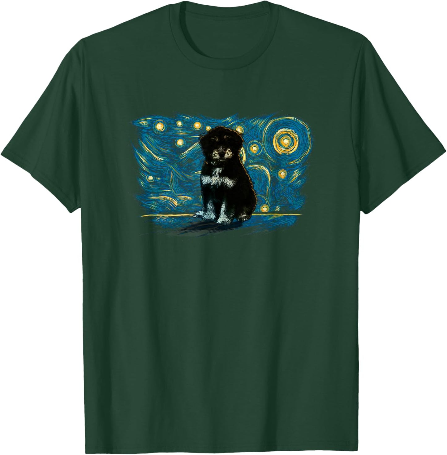 Retro Vintage Style Aussiedoodle T-Shirt - T-Shirt | Forest
