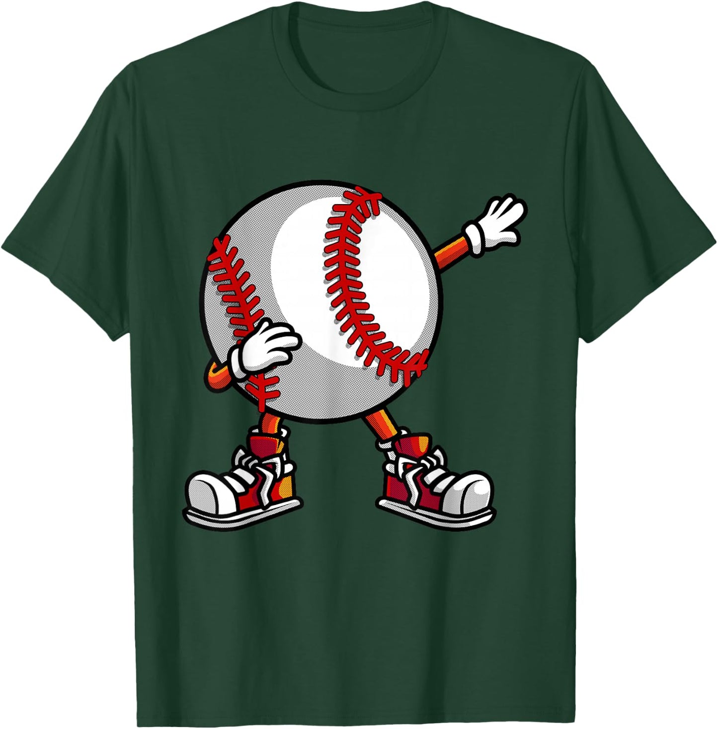 Funny Baseball Players Gift Boys Girls Kids Catcher Pitcher T-Shirt - T-Shirt | Forest