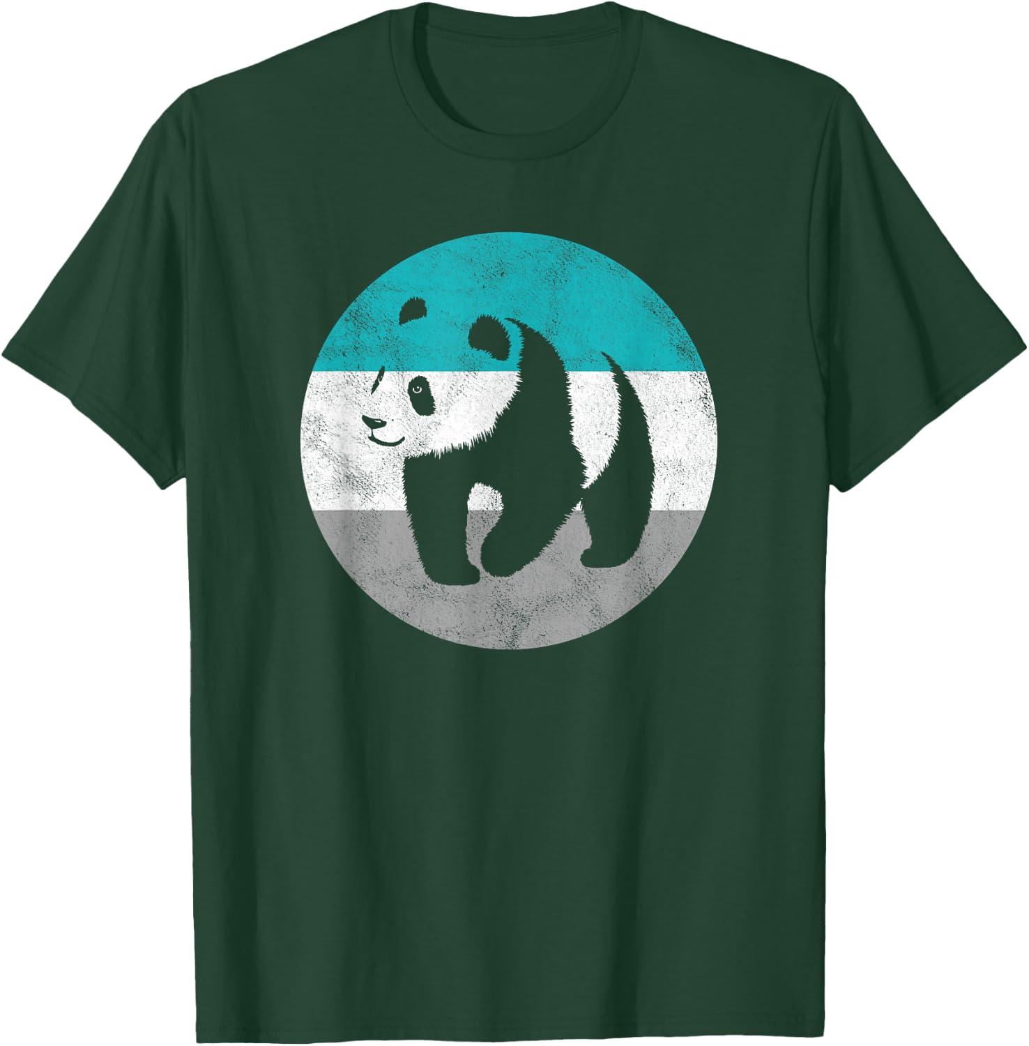 Panda Retro Gift or Boys T-Shirt - T-Shirt | Forest