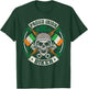 Motorcycle Proud Irish Biker Distressed St Patricks Day T-Shirt - T-Shirt | Forest