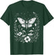 Fairycore Floral Moth Aesthetic Women Girls T-Shirt - T-Shirt | Forest