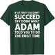 ADAM Gift Name Personalized Birthday Funny Christmas Joke T-Shirt - T-Shirt | Forest