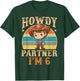 Howdy Partner I'm 6 Cowboy 6th Birthday Country Western Boy T-Shirt - T-Shirt | Forest