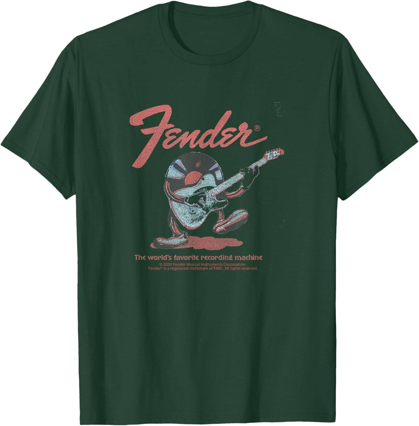 Fender Record Records T-Shirt - T-Shirt | Forest