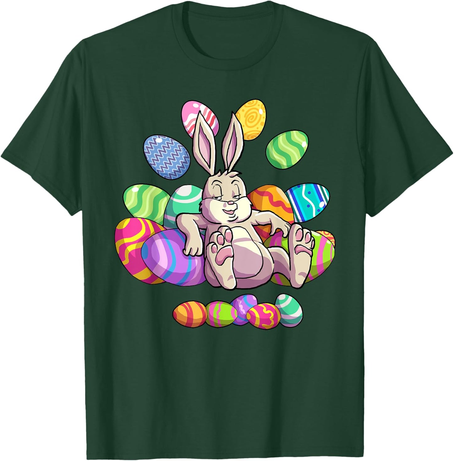 Funny Easter Shirt Girls Boys Toddler Easter Bunny T-Shirt - T-Shirt | Forest