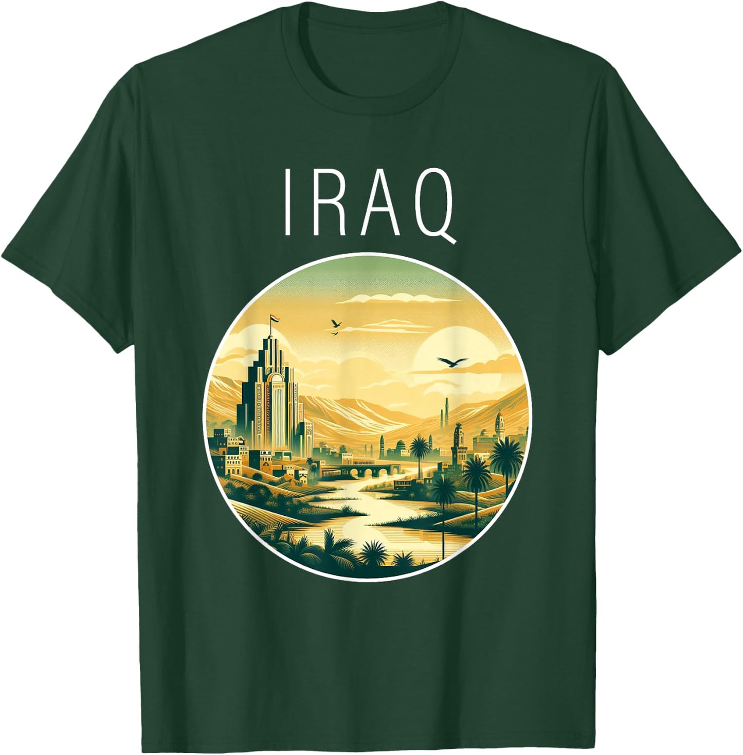 Iraq scenery Art Deco T-Shirt - T-Shirt | Forest