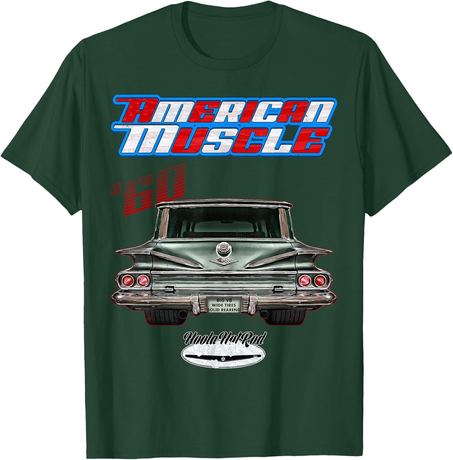 1960 Impala,Belair,Parkwood,Rockabilly,rusty,distressed,deco T-Shirt - T-Shirt | Forest