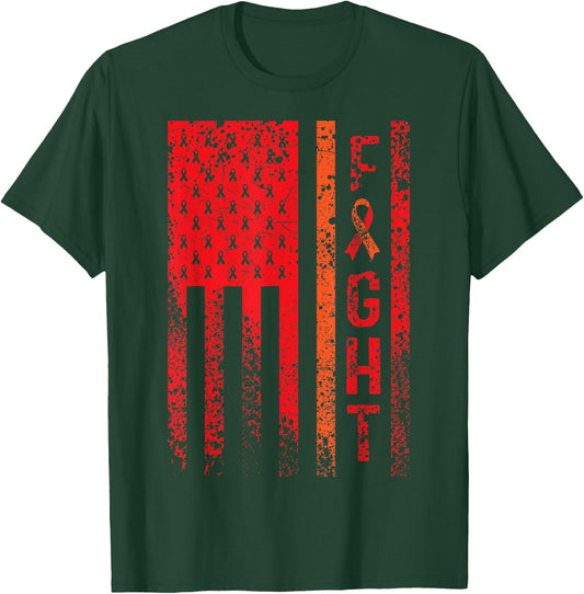 Fight Myelofibrosis Awareness T-Shirt - T-Shirt | Forest