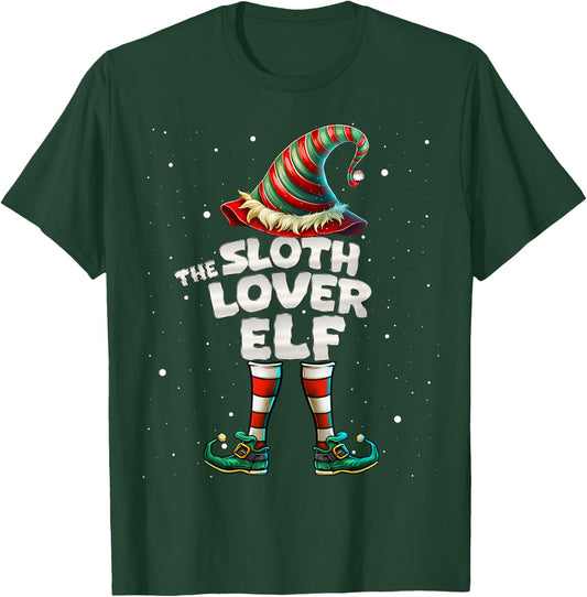 I'm The Sloth Lover Elf Family Matching Group Christmas T-Shirt - T-Shirt | Forest