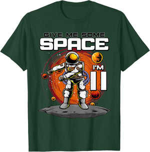 11th Birthday Astronaut Give Me Some Space I'm 11 Years Old T-Shirt - T-Shirt | Forest