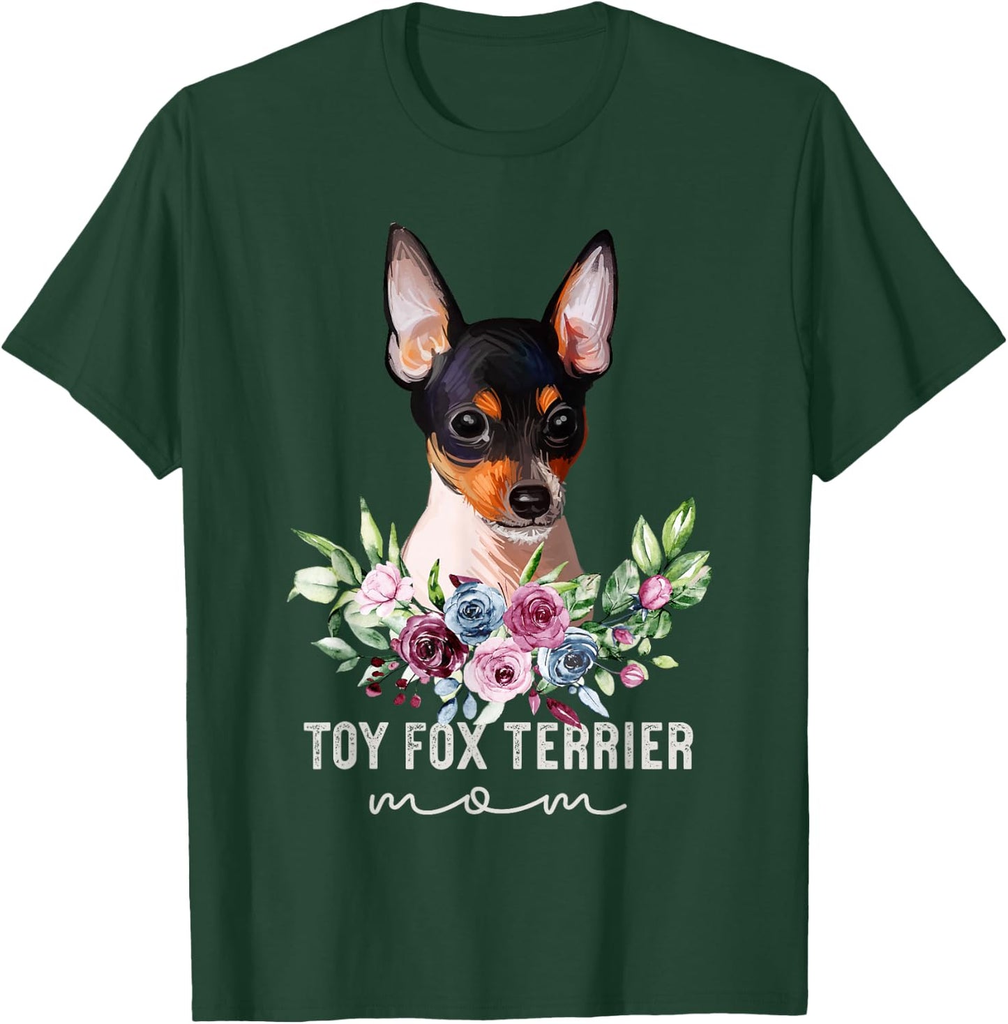Toy Fox Terrier Shirt Gifts Dog Mum T-Shirt - T-Shirt | Forest