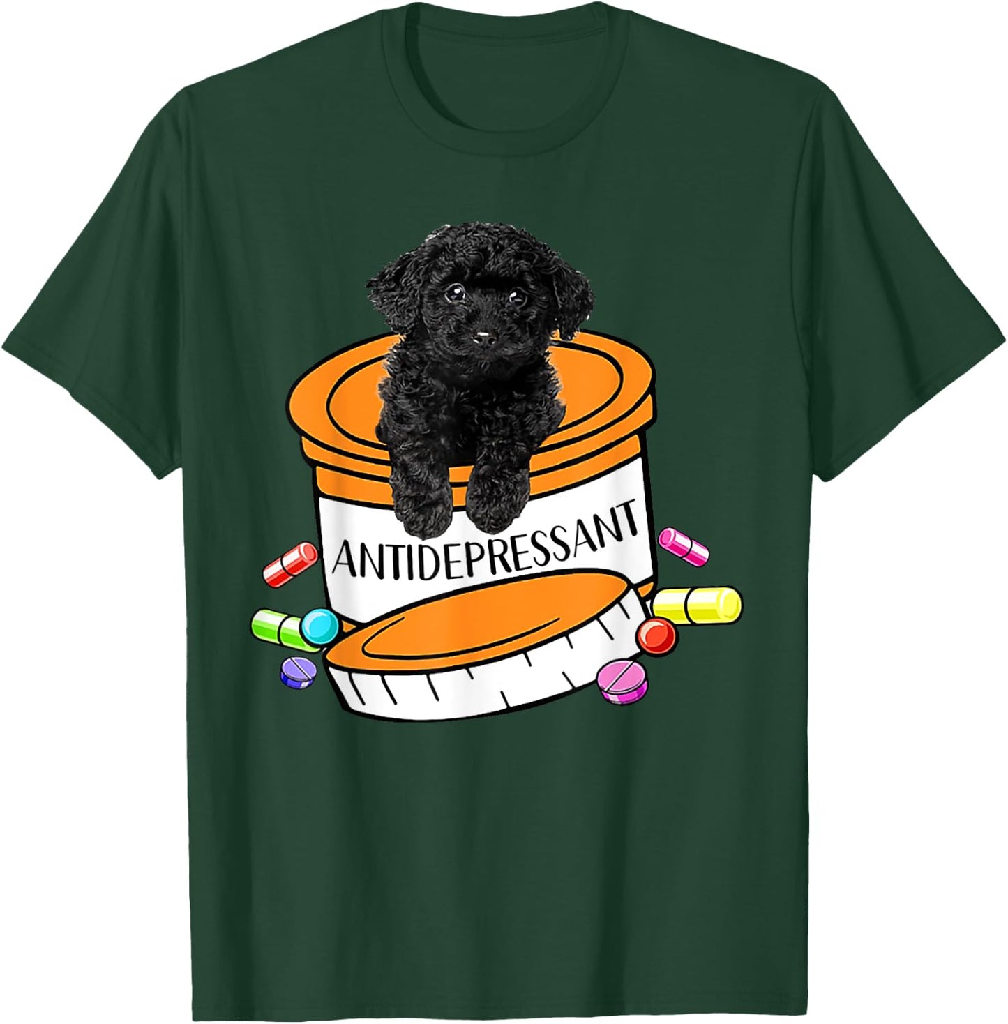 Basset Hound antidepressant T-Shirt - T-Shirt | Forest