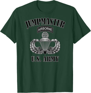 Jumpmaster- Master Jump Wings (Back Design) T-Shirt - T-Shirt | Forest