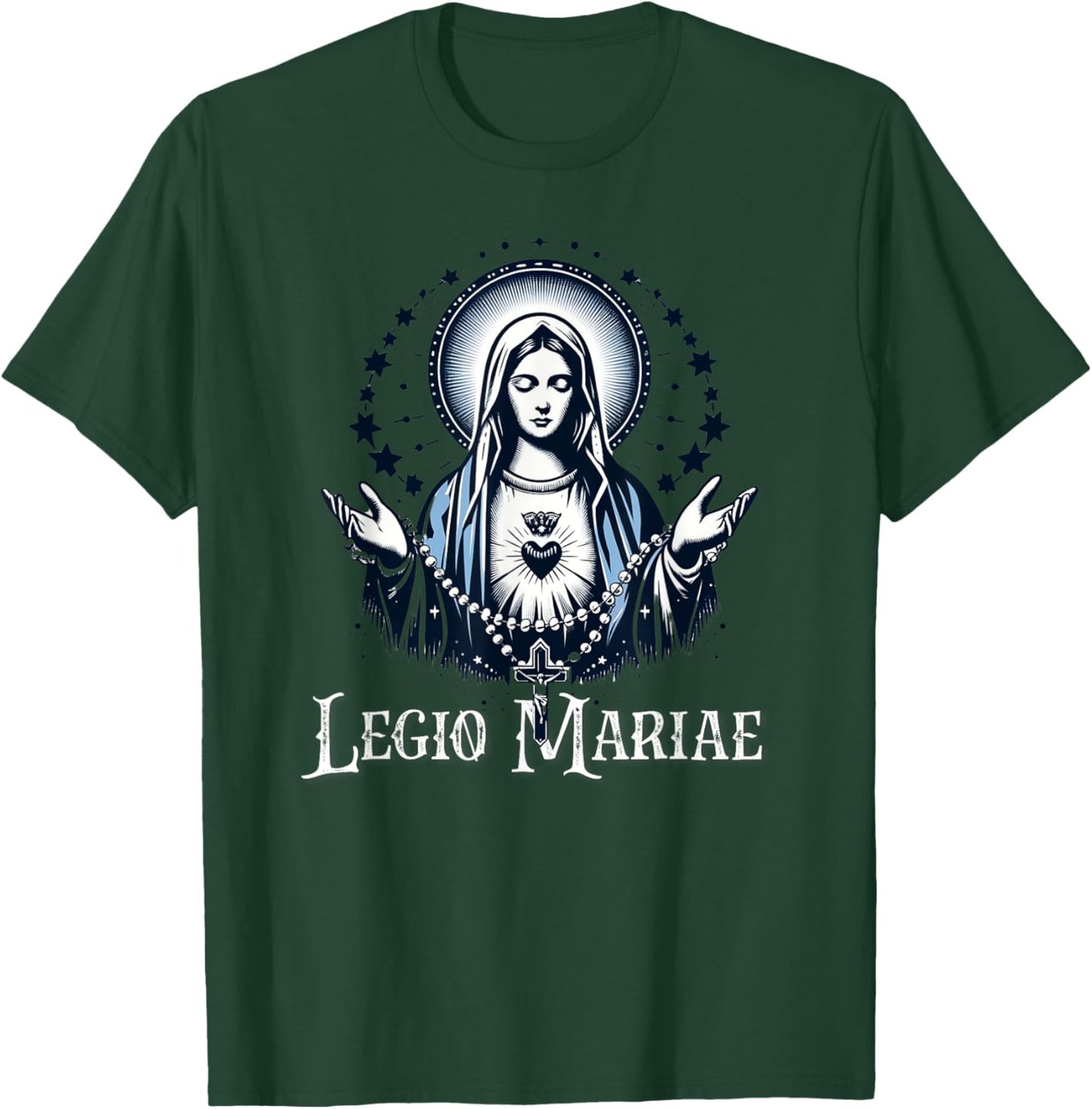 Legion Of Mary Our Lady Catholic T-Shirt - T-Shirt | Forest