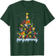 Parrot Christmas Tree Lights Funny Bird Lover Parrot T-Shirt - T-Shirt | Forest