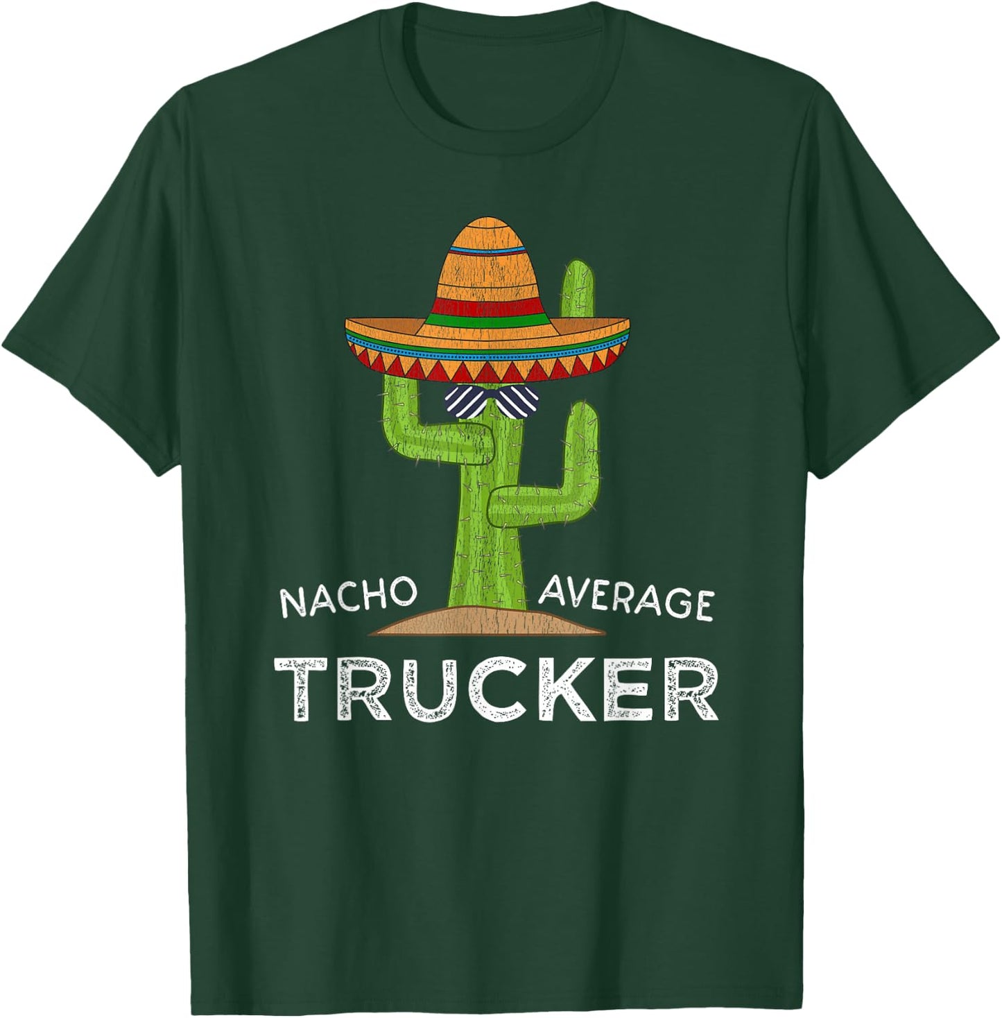 Fun Hilarious Trucker Joke Humor | Funny Truck Driver T-Shirt - T-Shirt | Forest