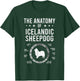 Anatomy of Icelandic Sheepdog Dog Lover T-Shirt - T-Shirt | Forest