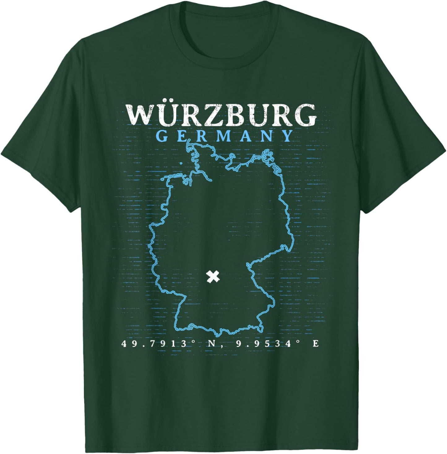 Germany Würzburg T-Shirt - T-Shirt | Forest