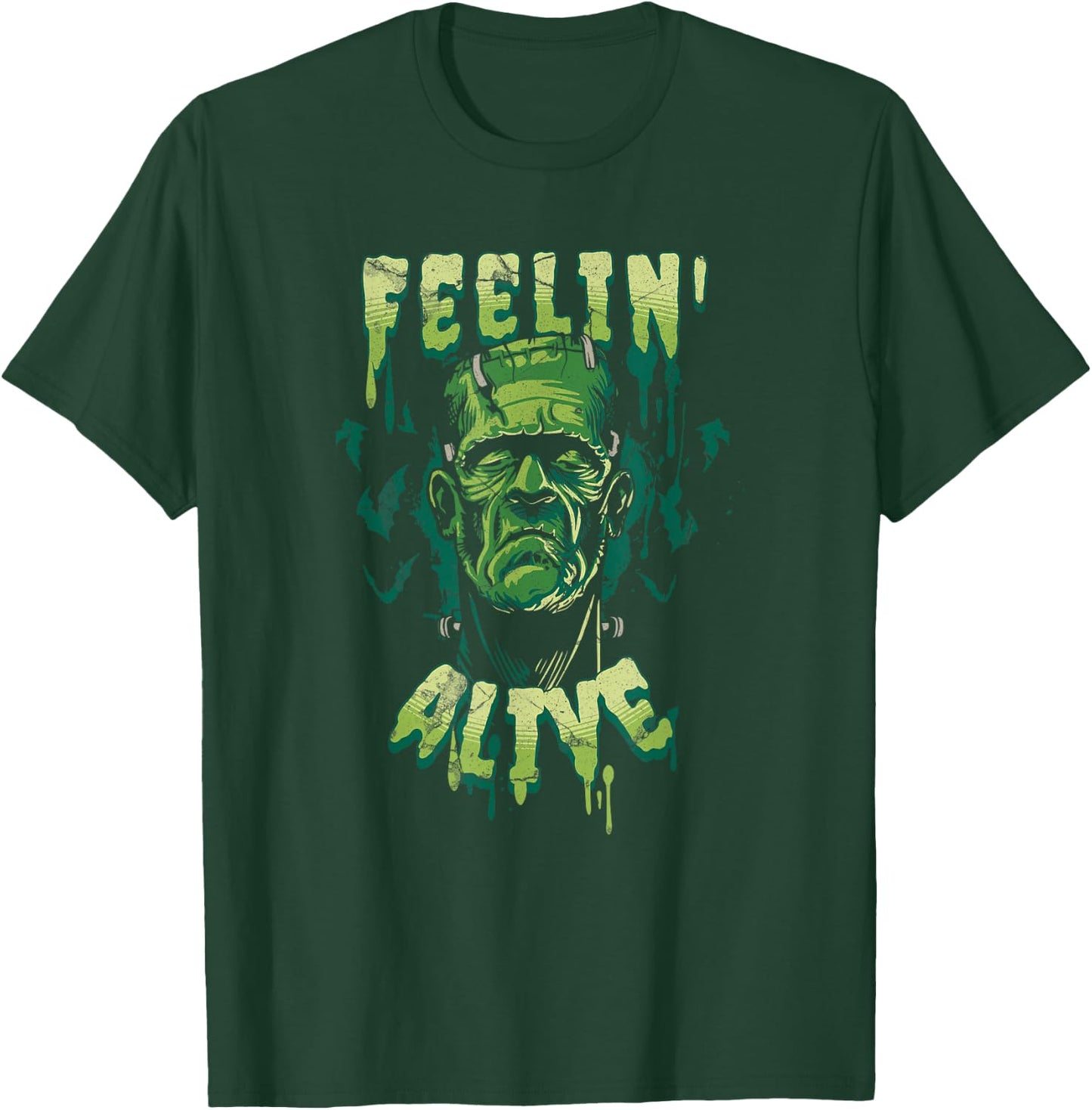 Frankenstein Monster Halloween Classic Horror Flick Costume T-Shirt - T-Shirt | Forest