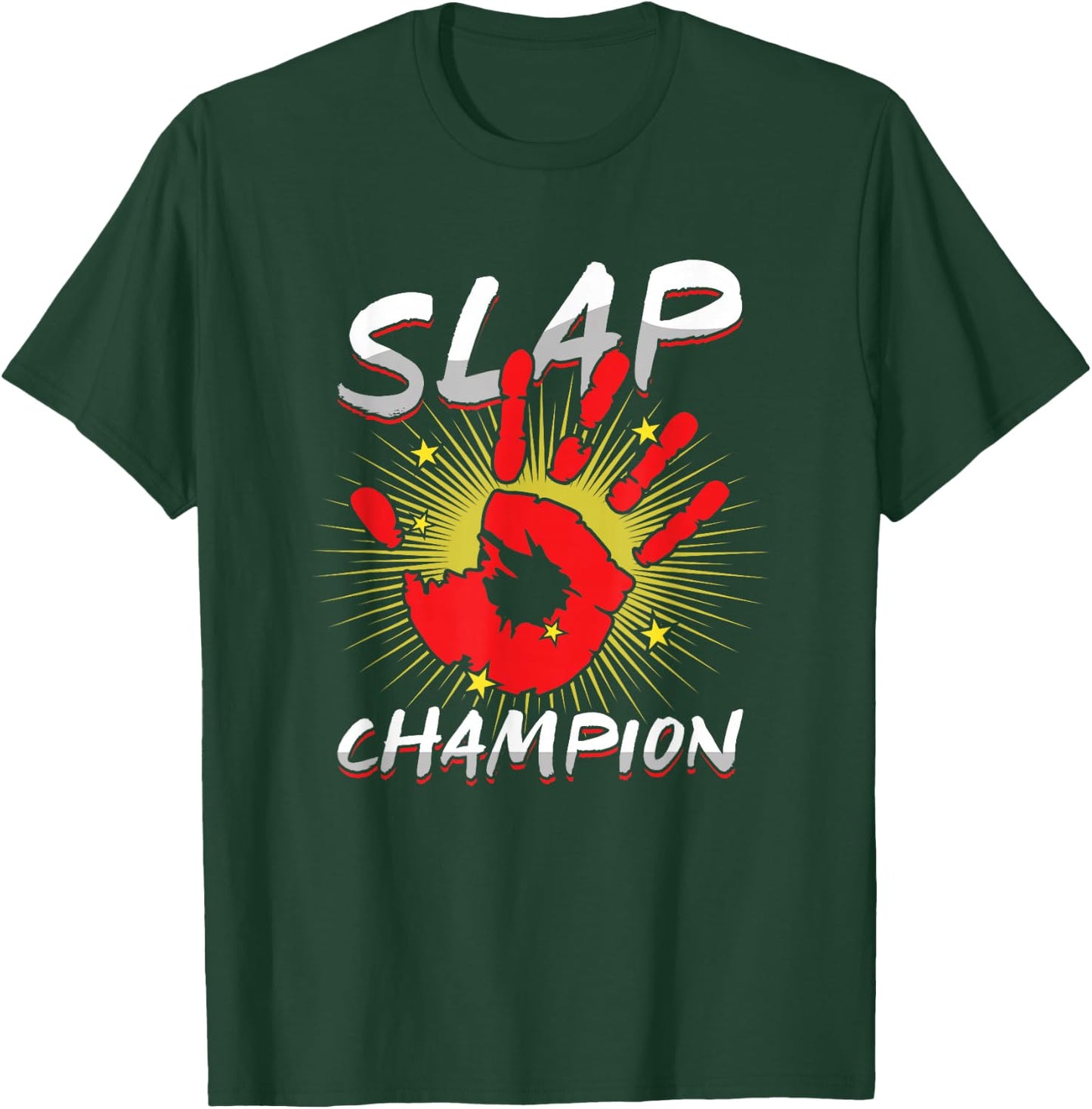 Face Slapping Expert Slap Champion Bodybuilder Competition T-Shirt - T-Shirt | Forest