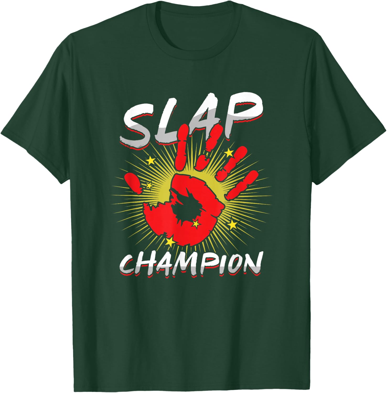 Face Slapping Expert Slap Champion Bodybuilder Competition T-Shirt - T-Shirt | Forest
