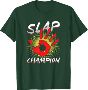 Face Slapping Expert Slap Champion Bodybuilder Competition T-Shirt - T-Shirt | Forest