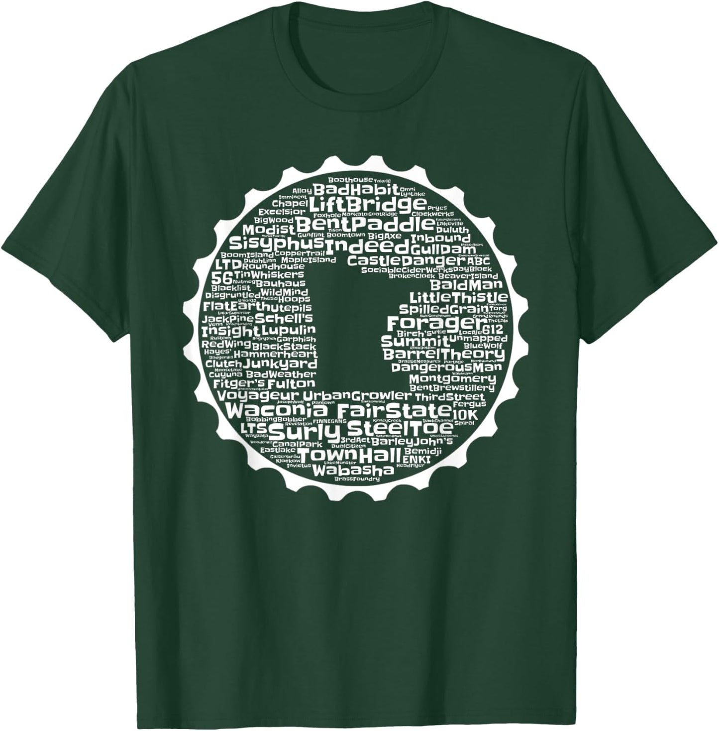 Drink Local Minnesota Breweries T-Shirt - T-Shirt | Forest