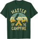 Cool Master Campfire Funny Camping Gift Kids Men Women T-Shirt - T-Shirt | Forest