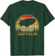 Zeppelin Retro Vintage Sunset 70s 80s Distressed Dirigible T-Shirt - T-Shirt | Forest