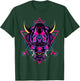 Samurai Demon Oni Akuma Mask Bushido Spirit Japanese T-Shirt - T-Shirt | Forest