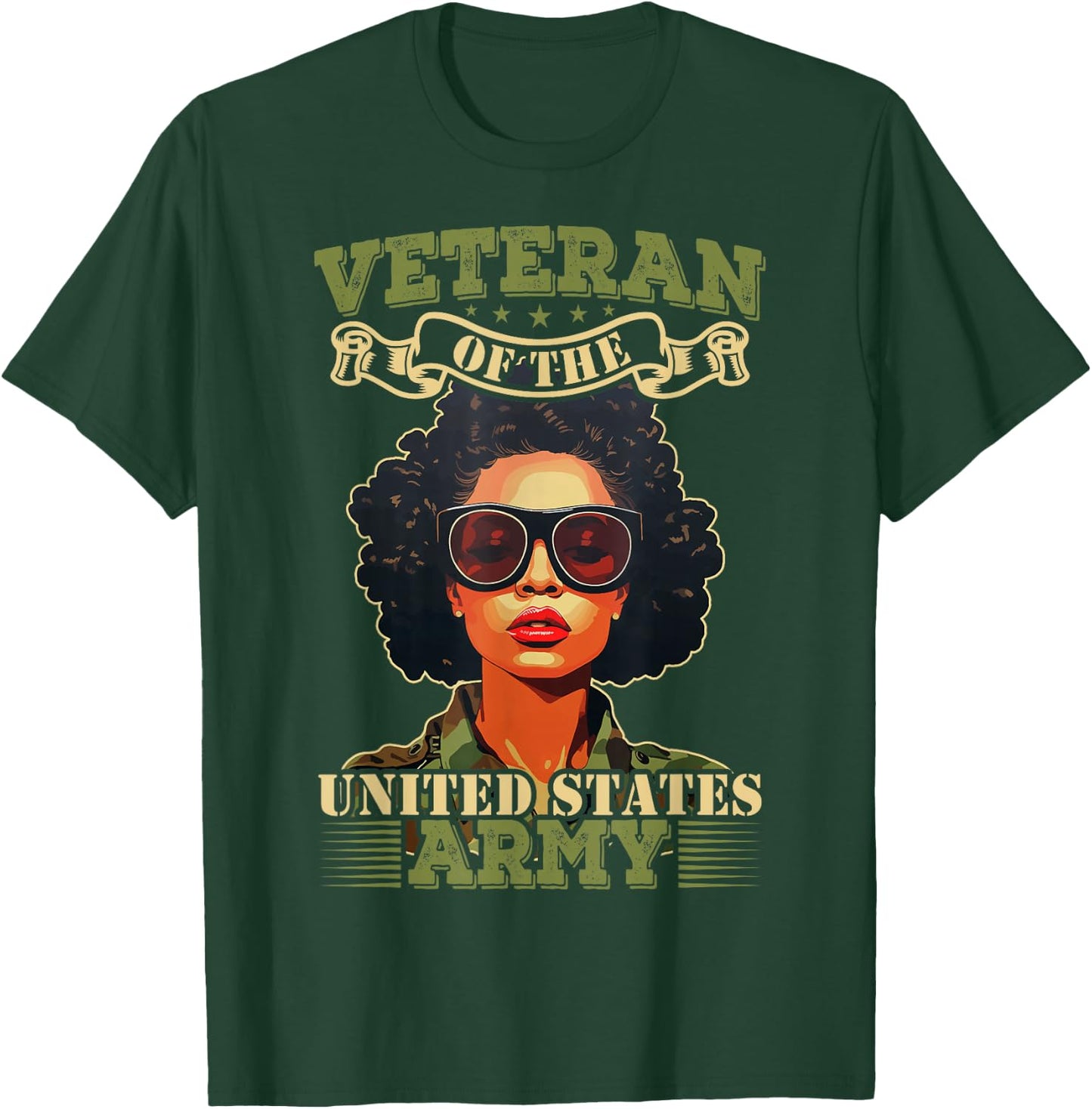 Veteran Of The United States Soldier Outfit Rockabilly Woman T-Shirt - T-Shirt | Forest