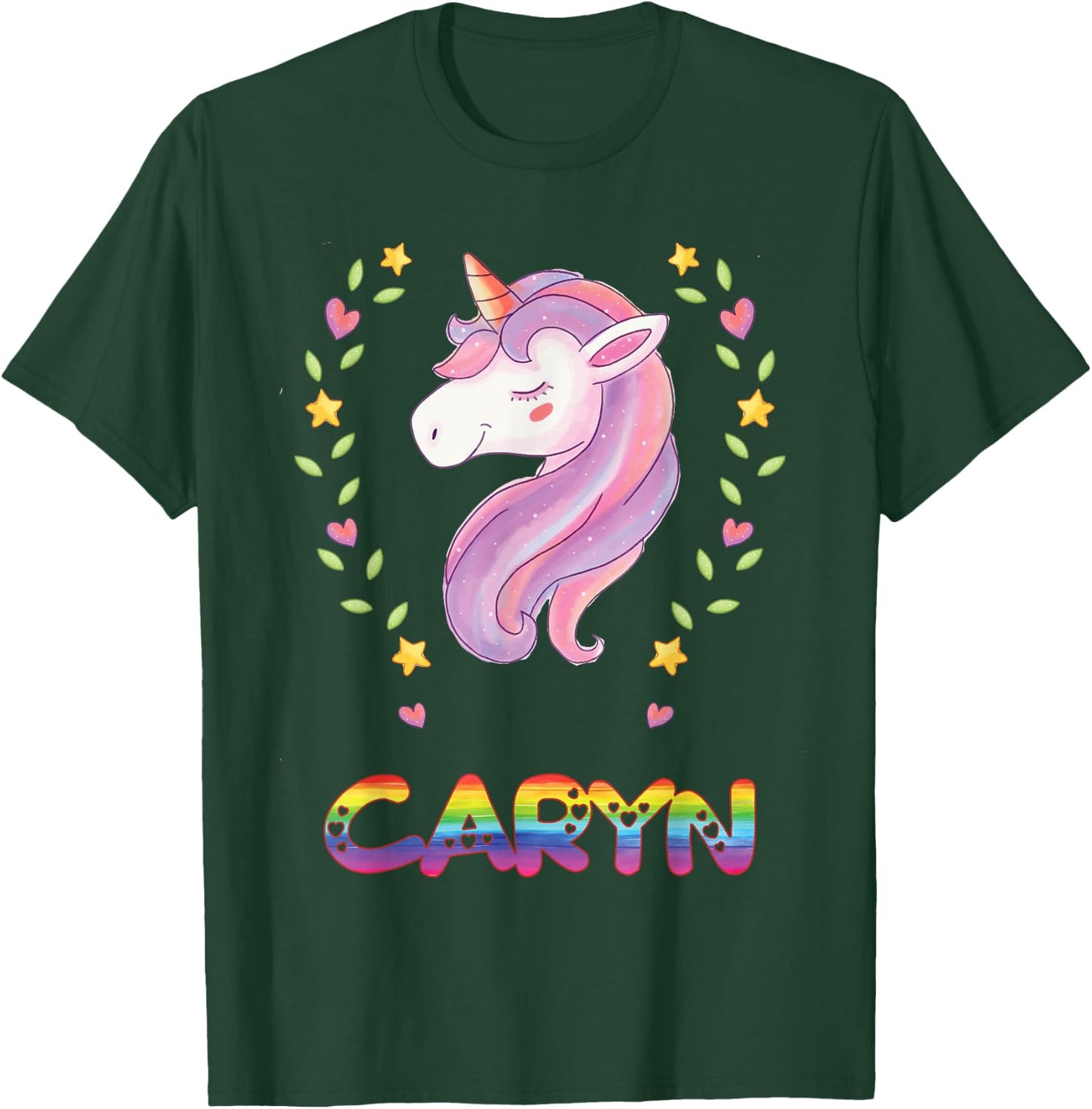 Caryn Name T-Shirt - T-Shirt | Forest