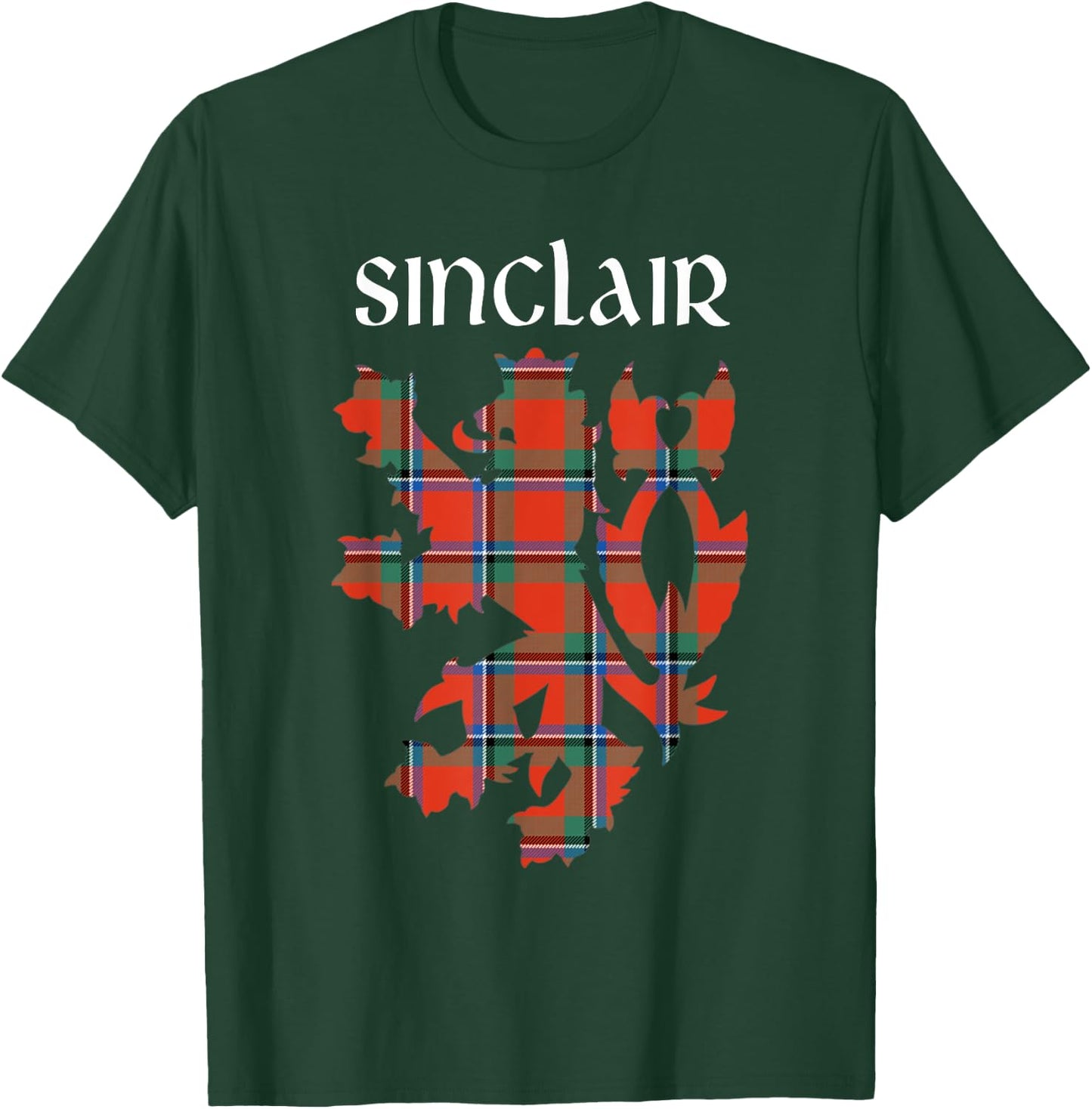 Clan Sinclair Tartan Scottish Family Name Scotland Pride T-Shirt - T-Shirt | Forest