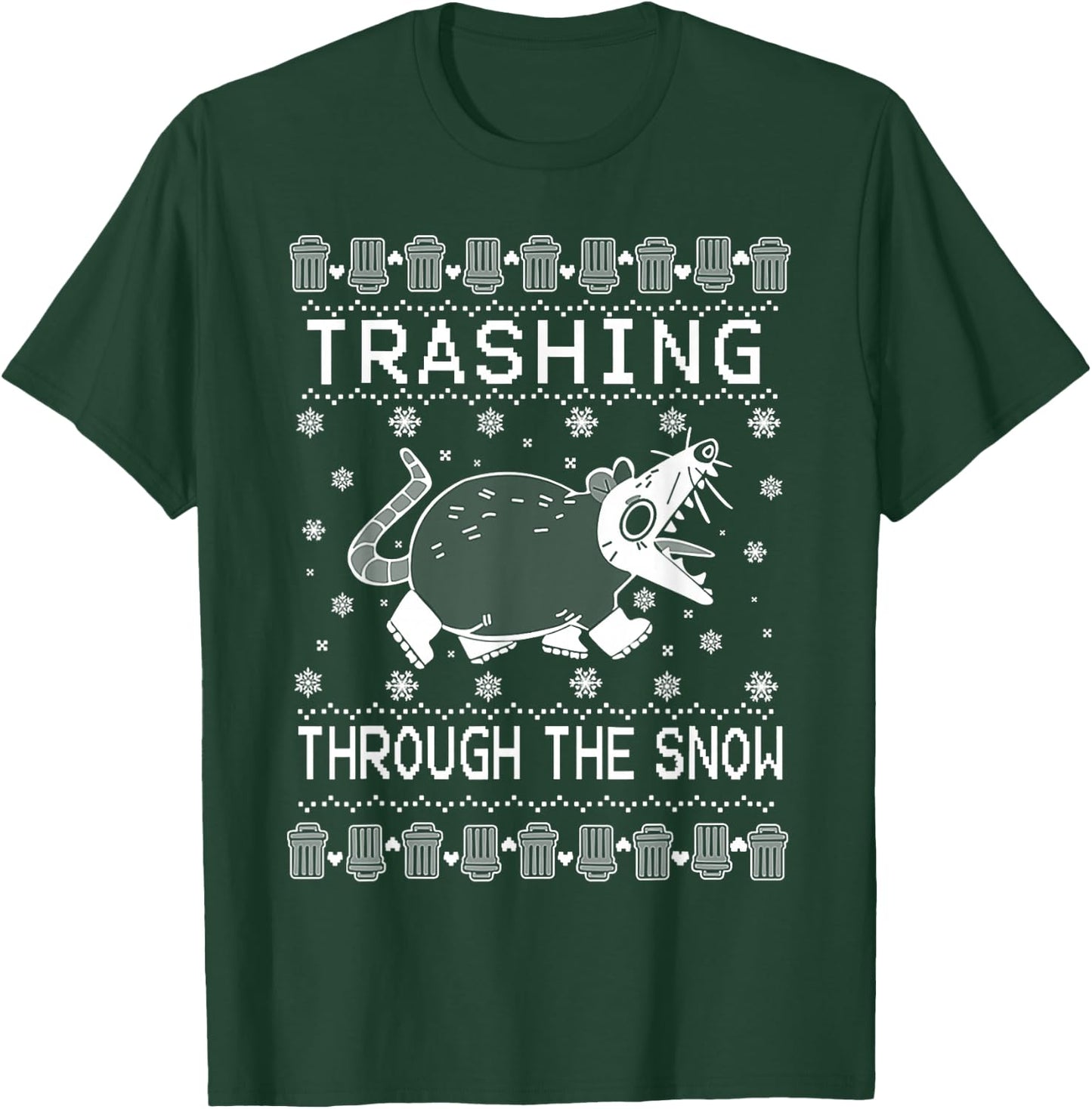 Trashing Through The Snow T-Shirt - T-Shirt | Forest