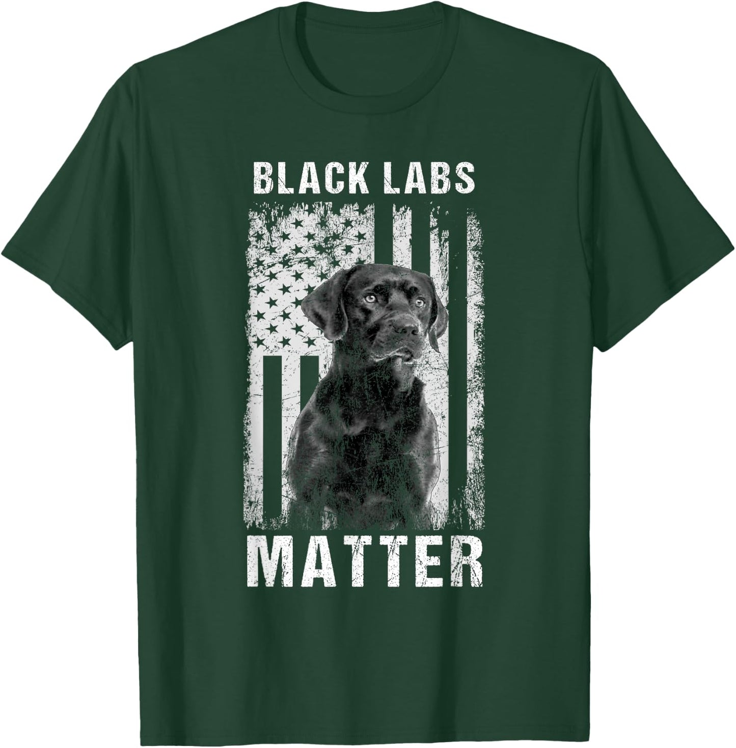 Black Labs Matter Labrador Retriever T-Shirt - T-Shirt | Forest
