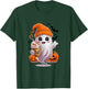 Cute Ghost Drinking Coffee Halloween Ghost Coffee T-Shirt - T-Shirt | Forest