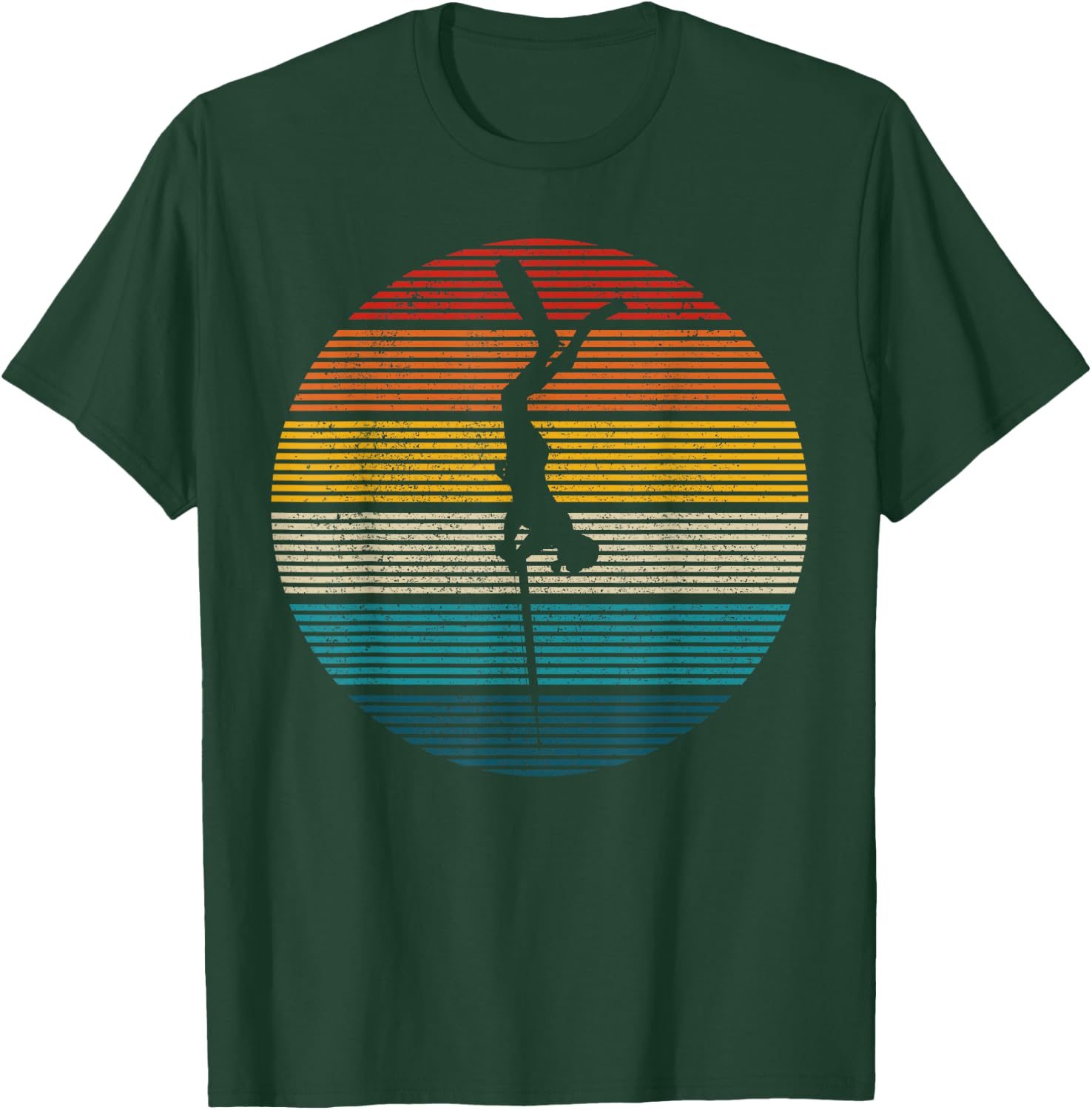 Spearfishing Vintage Spear Fishing Fisherman Gift T-Shirt - T-Shirt | Forest