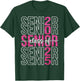 Class Of Senior 2025 Graduation 2025 Back To School T-Shirt - T-Shirt | Forest