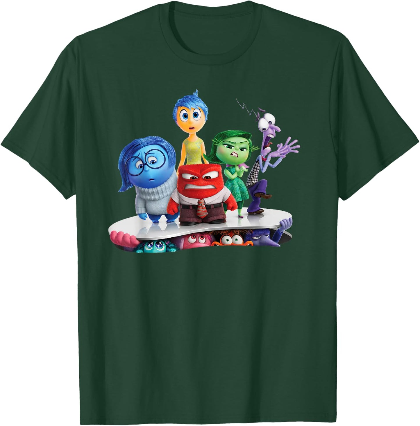 Disney Pixar Inside Out 2 Emotional Group Movie Poster T-Shirt - T-Shirt | Forest