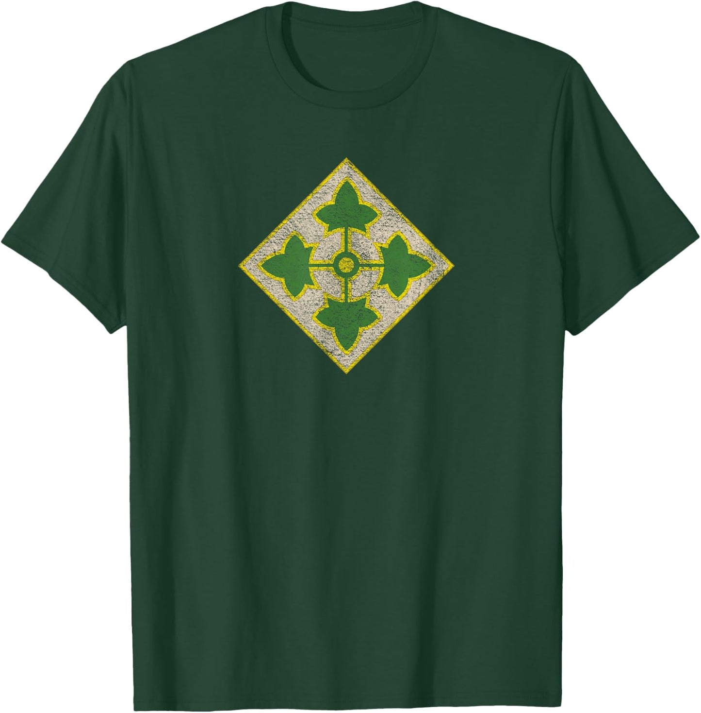 4th Infantry Division Army T-Shirt - T-Shirt | Forest