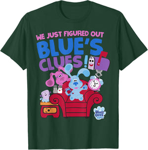 Blue's Clues & You Group Shot Just Figured Out Blue's Clues T-Shirt - T-Shirt | Forest