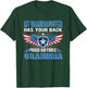 My Granddaughter Has Your Back Proud Air Force Grandma Gift T-Shirt - T-Shirt | Forest