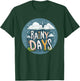 Colorful Rainy Days Graphic for a Happy Vibe T-Shirt - T-Shirt | Forest