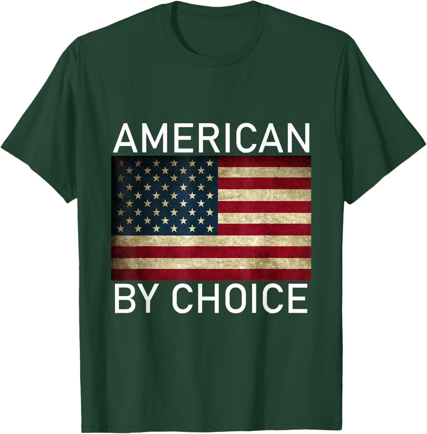 American By Choice US Citizenship Gift T-Shirt - T-Shirt | Forest