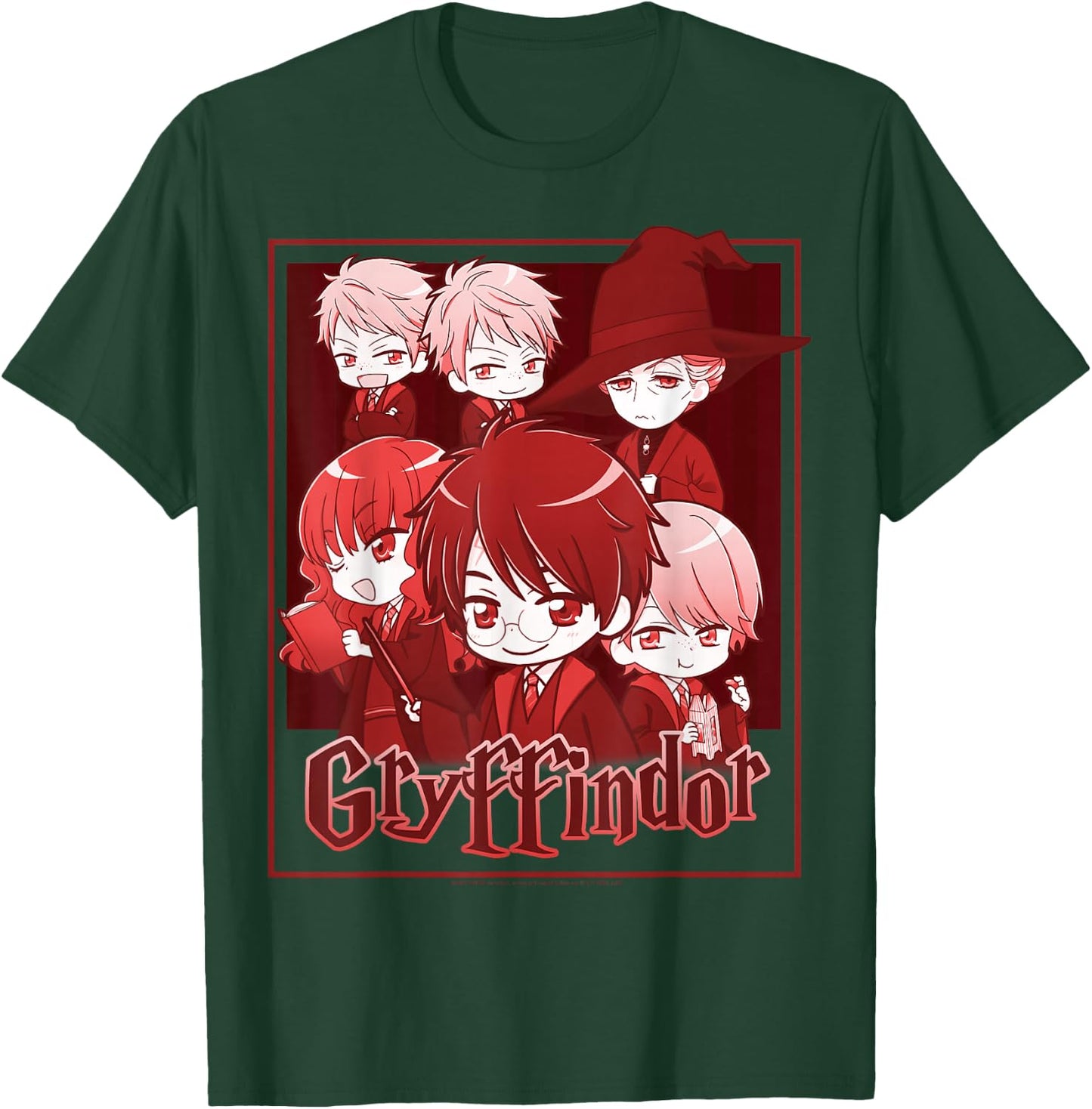 Harry Potter Gryffindor House Group Shot Anime T-Shirt - T-Shirt | Forest